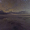 ウユニ塩湖からの星空