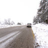 Mount Meron in Snow - Galilee, Israel