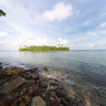 End of the island of Majuro.
