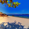 Cham island beach