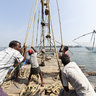 Pulling Up a Chinese Fishing Net
