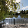 Le grand plan d'eau du château des Ravalets - The body of water castle Ravalets