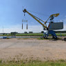 Crane in Monheim at Rhein