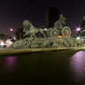 Cibeles Fountain at Night, Mexico City