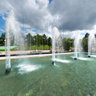 Fountain near The Legislative Assembly of Novosibirsk Region