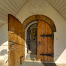 The entrance to the church. Bekhovo