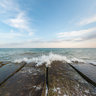 Breakwater of the Zhelezny Port' waterfront