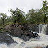 Small waterfall at the Ring of Kerry in Ireland