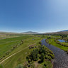 Above the Big Hole River and Meriwether Ranch in Melrose, Montana