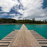 Un ponton à l'Anse Vata