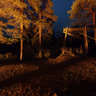 Night fire at Tiilikka