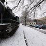 Steam locomotive in Kuopio