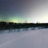 Northern lights in spring