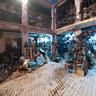 Decorative and artistic shops in Marrakech by night