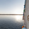 Felucca sailing on the river Nile