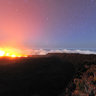 Eruption de nuit du Piton de la Fournaise octobre 2010