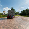 The Monument is in honour of military and labour glory during the WW2.The Dormition Cathedral.