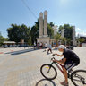 The entrance of the sea garden in Varna