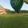 Hot air balloons in la Garrotxa, Spain