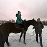 Lucy on the Greben.
