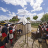 Troops encampment beside the battlefield of Almansa