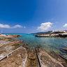 Fishermen port at Es Caló Sant Agustí