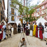 Medieval market at El Carmen square