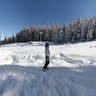 Brook on the ski road in Bansko