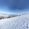 Red ski road in Bansko