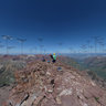 Pyramid Peak summit (annotated)