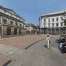 Piazza della Scala, almost in front of the samesake Theatre