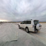 deserted beach near Mirbat