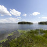 La baie de Vaudreuil vue tout près de l'autoroute Transcanadienne