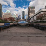Robson Square Stairs and Rink, Vancouver, Canada