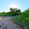 Overlooking the American River, just off the bike trail