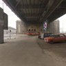 under bridge