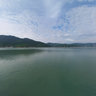 宁波达蓬山窖湖的水坝上 the Dam of Jiao Lake under Dapeng Hill, Ningbo