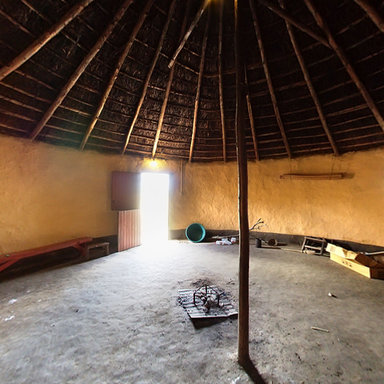 African Hut Houses Interior